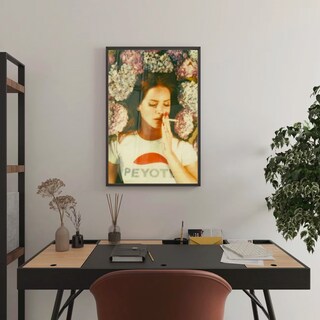 Foto 1 | Foto 1 | Lana Del Rey Cuadro Poster Vintage Peyote Marco De Madera