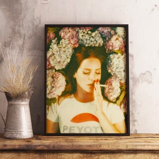 Foto 2 | Foto 2 | Lana Del Rey Cuadro Poster Vintage Peyote Marco De Madera