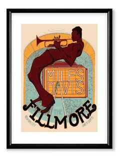 Foto 1 | Foto 1 | Cuadros Marco Madera Jazz Music Poster Festival Varios Model