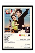 Lana Del Rey Álbum Music Tracklist Cuadro Con Marco Madera