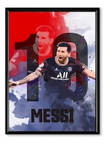 Messi Ronaldo Neymar Y Más Jugadores Fútbol Cuadros C/marco