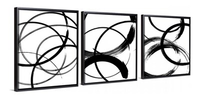 Foto 1 | Foto 1 | Set De Cuadros Canvas Minimalista Moderno Con Marco Flotante