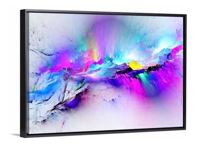 Foto 1 | Foto 1 | Cuadro Canvas Moderno Abstracto Minimalista C/marco Flotante