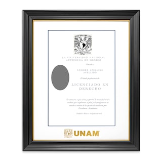 Foto 1 | Foto 1 | Marco Oficial Unam , Para Título Universitario 40x50 Cm