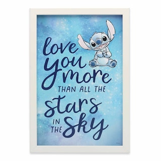 Foto 1 | Foto 1 | Decoración De Pared Disney Lilo Y Stitch Love You More Kids - Venta Internacional.