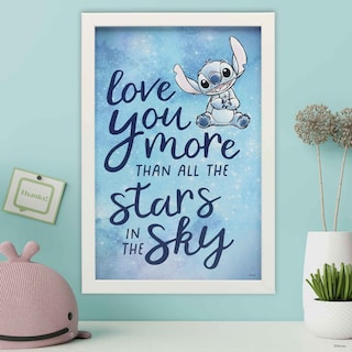 Foto 5 | Foto 5 | Decoración De Pared Disney Lilo Y Stitch Love You More Kids - Venta Internacional.