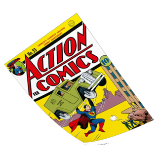 Foto 1 | Foto 1 | Poster Exclusivo (piezas Limitadas) Portada De Super Man Action Comics Nº33