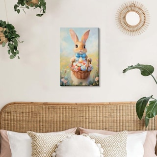 Foto 4 | Foto 4 | Póster Decorativo Vintage Con Forma De Conejo De Pascua, 40 X 60 Cm, Sin Marco - Venta Internacional.