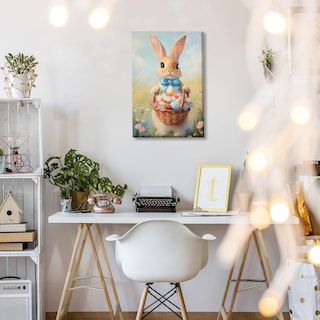 Foto 5 | Foto 5 | Póster Decorativo Vintage Con Forma De Conejo De Pascua, 40 X 60 Cm, Sin Marco - Venta Internacional.