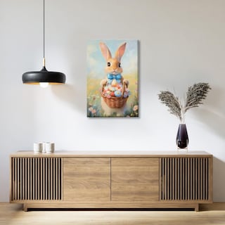 Foto 6 | Foto 6 | Póster Decorativo Vintage Con Forma De Conejo De Pascua, 40 X 60 Cm, Sin Marco - Venta Internacional.