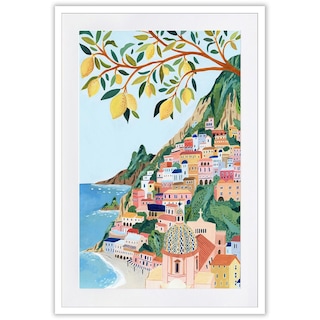 Foto 1 | Foto 1 | Póster Mural Moderno Con Paisajes De La Costa De Amalfi, Italia, 40 X 60 Cm - Venta Internacional.