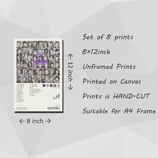 Foto 2 | Foto 2 | Set De Pósteres De Lienzo Limitado Firmado Para La Portada Del Álbum Lucki Music - Venta Internacional.