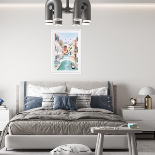 Foto 5 | Foto 5 | Pósteres De Lienzo Modernos Con Paisajes De Venecia, Ciudad De Italia, 40 X 60 Cm - Venta Internacional.
