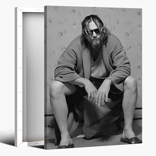 Foto 1 | Foto 1 | Póster Divertido De La Película De Baño El Gran Lebowski, 40 X 60 Cm, Enmarcado - Venta Internacional.