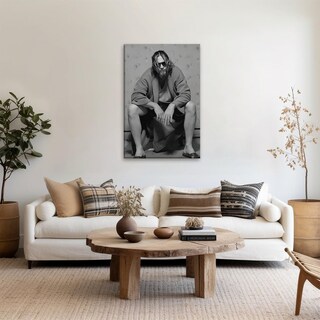 Foto 3 | Foto 3 | Póster Divertido De La Película De Baño El Gran Lebowski, 40 X 60 Cm, Enmarcado - Venta Internacional.
