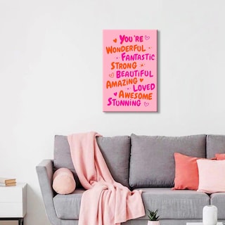 Foto 4 | Foto 4 | Lienzo Decorativo Para Pared Trendy You Are Amazing, 40 X 60 Cm - Venta Internacional.