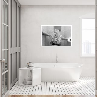 Foto 6 | Foto 6 | Póster De Baño Con Divertida Película Vintage De Chicas Blancas, 40 X 60 Cm - Venta Internacional.