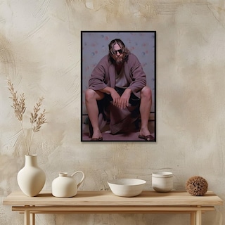 Foto 4 | Foto 4 | Póster Divertido De La Película De Baño The Big Lebowski, Vintage, 30 X 40 Cm - Venta Internacional.