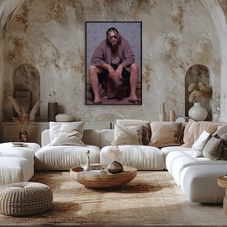 Foto 5 | Foto 5 | Póster Divertido De La Película De Baño The Big Lebowski, Vintage, 30 X 40 Cm - Venta Internacional.