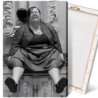 Foto 1 | Foto 1 | Póster Divertido De Película De Damas De Honor En Blanco Y Negro Para Baño, 20 X 30 Cm - Venta Internacional.