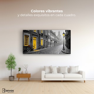 Foto 2 | Foto 2 | Cuadro Blanco Y Negro Canvas Luz En La Ventana 120x60