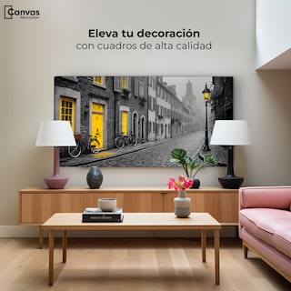 Foto 3 | Foto 3 | Cuadro Blanco Y Negro Canvas Luz En La Ventana 120x60