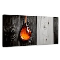 Cuadro Blanco Y Negro Canvas Resina De Sol 120x60