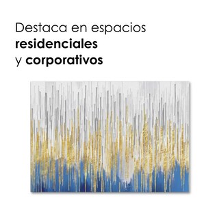 Foto 8 | Foto 8 | Ilios Innova | Cuadro Decorativo 80x120 Cdt-líneas