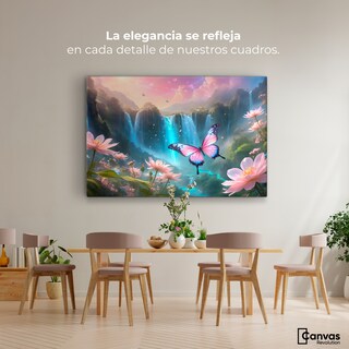 Foto 2 | Foto 2 | Cuadro Mariposas Canvas Cascada De Alas 90x60