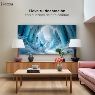Foto 3 | Foto 3 | Cuadro Mariposas Canvas Mariposa Glacial 120x60