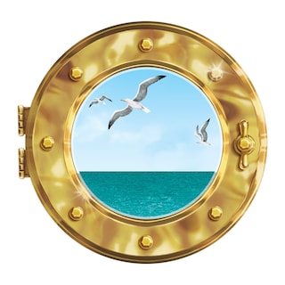 Foto 1 | Foto 1 | Ojo De Buey Para Decoración De Pared Beistle Cruise Ship, 30 X 38 Cm - Venta Internacional.