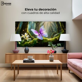 Foto 3 | Foto 3 | Cuadro Mariposas Canvas Mariposa Silvestre 120x60