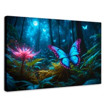 Cuadro Mariposas Canvas Alas Brillantes 90x60