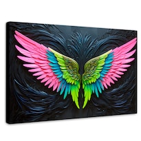 Cuadro Alas De Ángel Canvas Alas Ángel Lucido 90x60