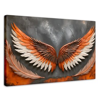 Foto 1 | Foto 1 | Cuadro Alas De Ángel Canvas Ángel Luz Divina 90x60