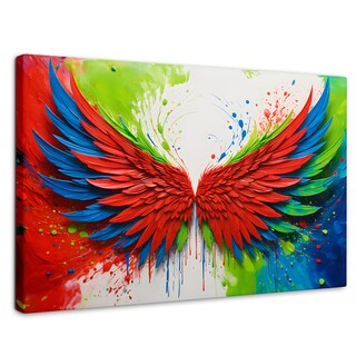 Foto 1 | Foto 1 | Cuadro Alas De Ángel Canvas Alas Ángel Brillo 90x60