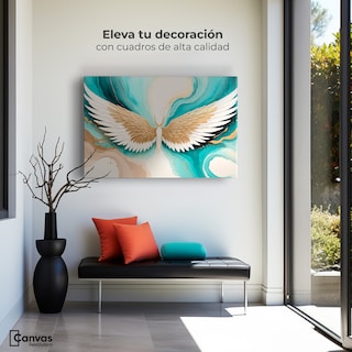 Foto 3 | Foto 3 | Cuadro Alas De Ángel Canvas Alas Ángel Deco 90x60