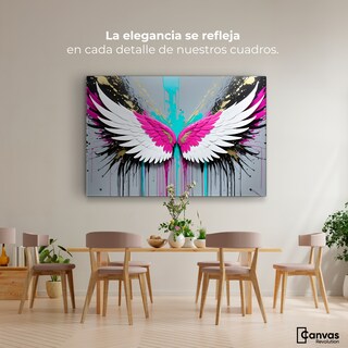 Foto 2 | Foto 2 | Cuadro Alas De Ángel Canvas Alas Vuelo Eterno 90x60