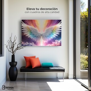 Foto 3 | Foto 3 | Cuadro Alas De Ángel Canvas Aura Angelical 90x60