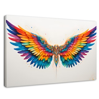 Foto 1 | Foto 1 | Cuadro Alas De Ángel Canvas Alas Color De Ángel 90x60