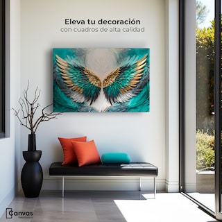 Foto 3 | Foto 3 | Cuadro Alas De Ángel Canvas Alas Ángel Eternas 90x60