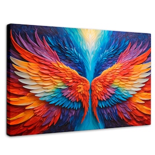 Foto 1 | Foto 1 | Cuadro Alas De Ángel Canvas Alas Ángel Guardián 90x60