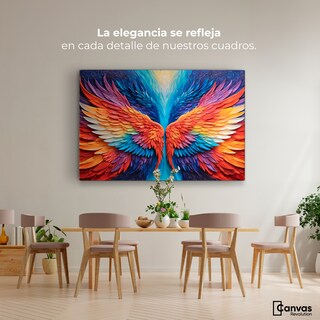 Foto 2 | Foto 2 | Cuadro Alas De Ángel Canvas Alas Ángel Guardián 90x60