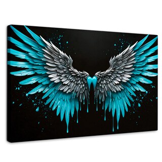Foto 1 | Foto 1 | Cuadro Alas De Ángel Canvas Esencia De Ángeles 90x60