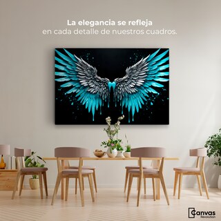 Foto 2 | Foto 2 | Cuadro Alas De Ángel Canvas Esencia De Ángeles 90x60