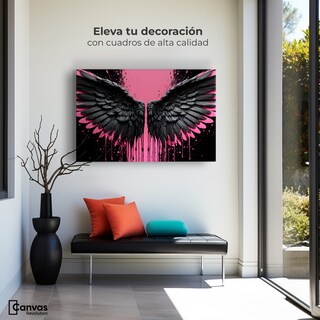 Foto 3 | Foto 3 | Cuadro Alas De Ángel Canvas Alas De Esperanza 90x60
