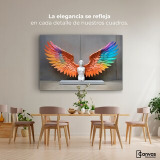 Foto 2 | Foto 2 | Cuadro Alas De Ángel Canvas Alas Espíritu Real 90x60