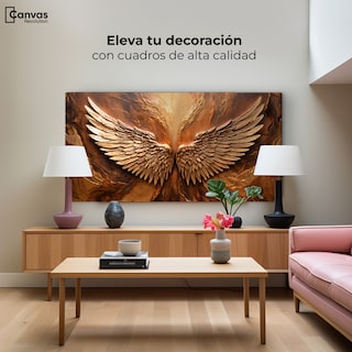 Foto 3 | Foto 3 | Cuadro Alas De Ángel Canvas Alas Ángel Divino 120x60