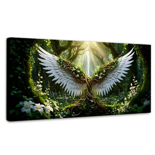 Foto 1 | Foto 1 | Cuadro Alas De Ángel Canvas Alas De La Jungla 120x60