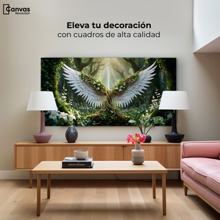 Foto 3 | Foto 3 | Cuadro Alas De Ángel Canvas Alas De La Jungla 120x60
